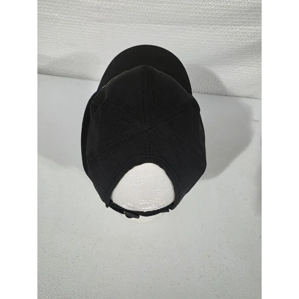 New Balance High Pony Performance Running Hat Cap Strapback Adjustable Black